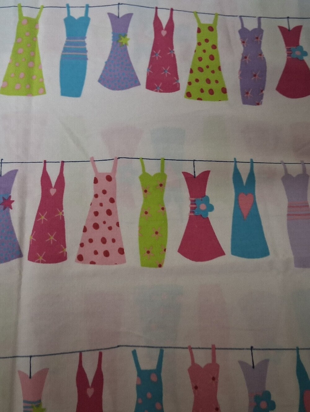 Hanging Dresses 2 Sided Standard Size Pillowcase.